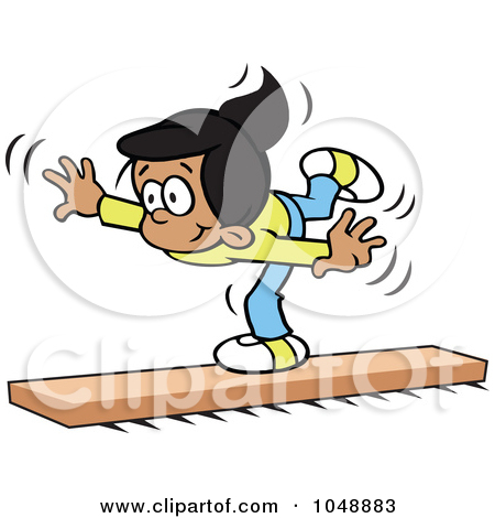 Gymnastics for kids free. Balance clipart kid