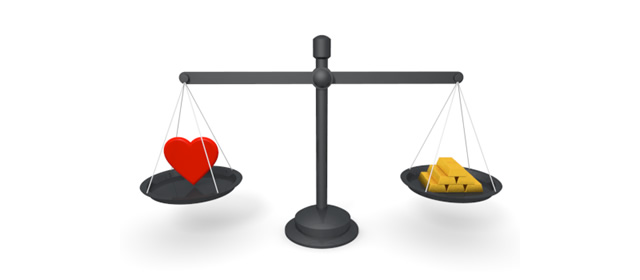 Heart image free. Balance clipart money