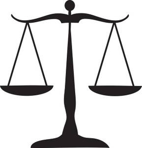 legal clipart weighing balance