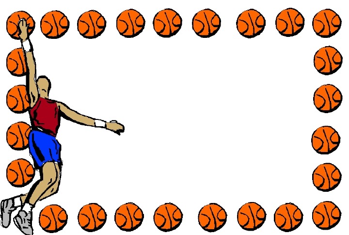 clipart basketball frame