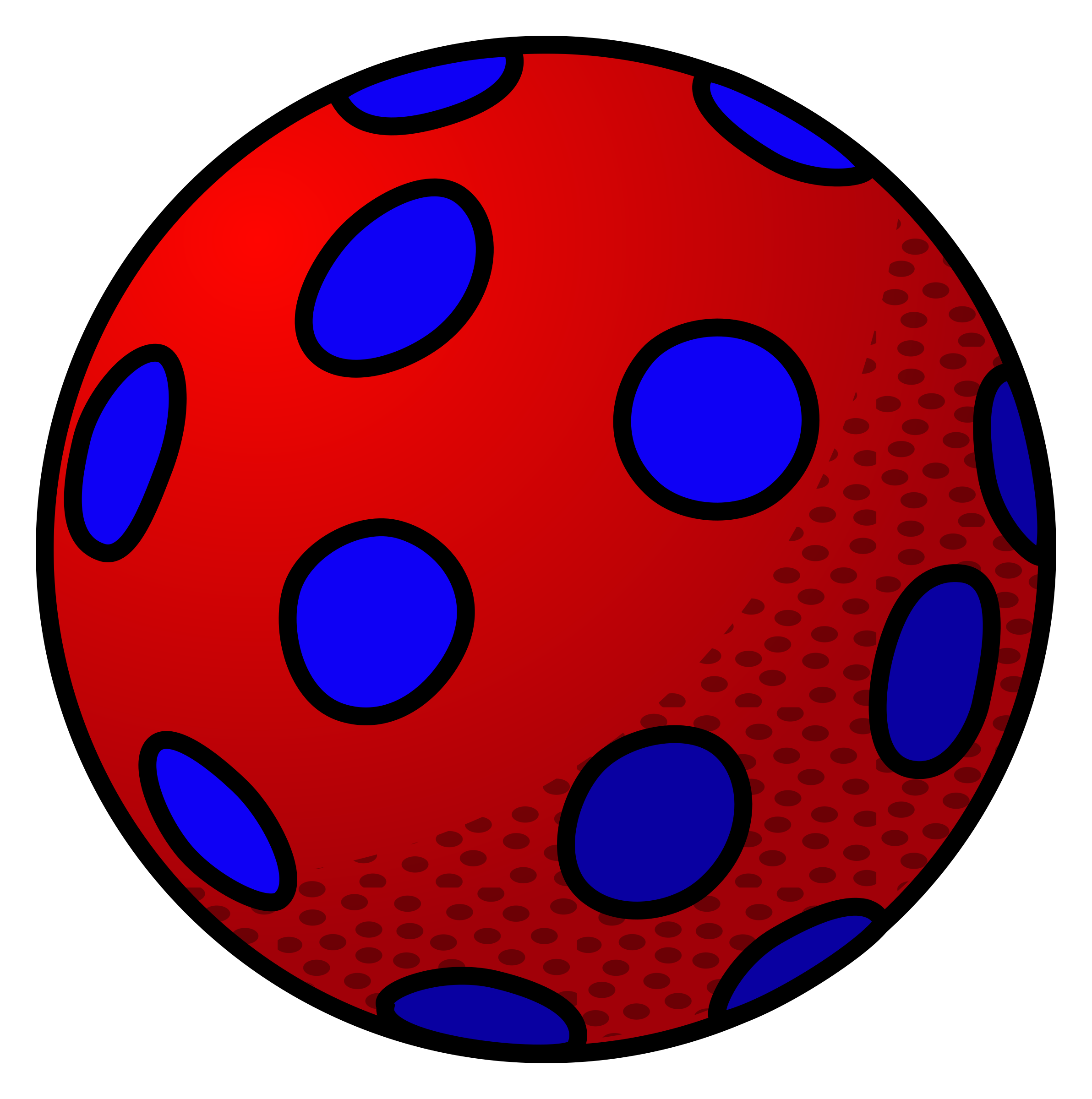 balls clipart colored