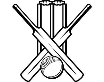 balls clipart cricket bat