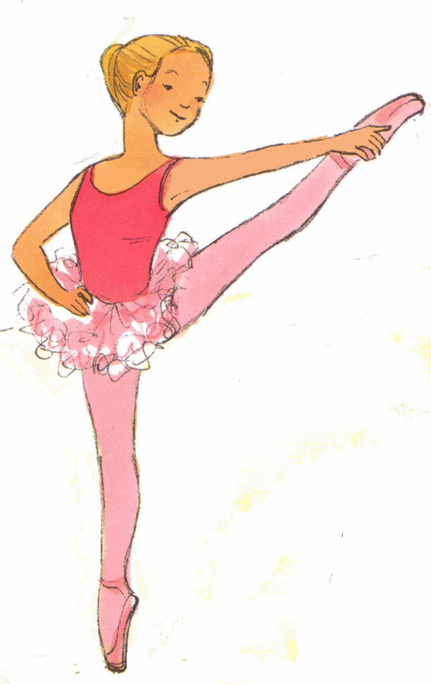 Ballet clipart ballet dancer. Dancing ballerina 