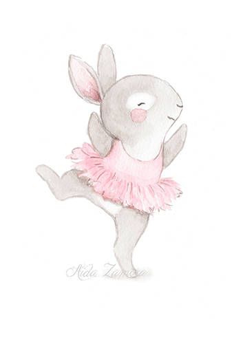 ballerina clipart bunny