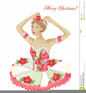 Free images at clker. Ballerina clipart christmas