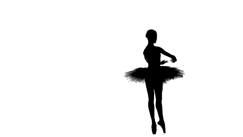 Tutu silhouette clip art. Ballerina clipart graceful
