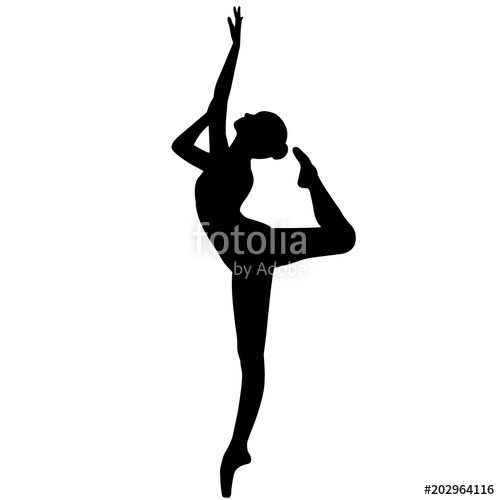ballerina clipart modern