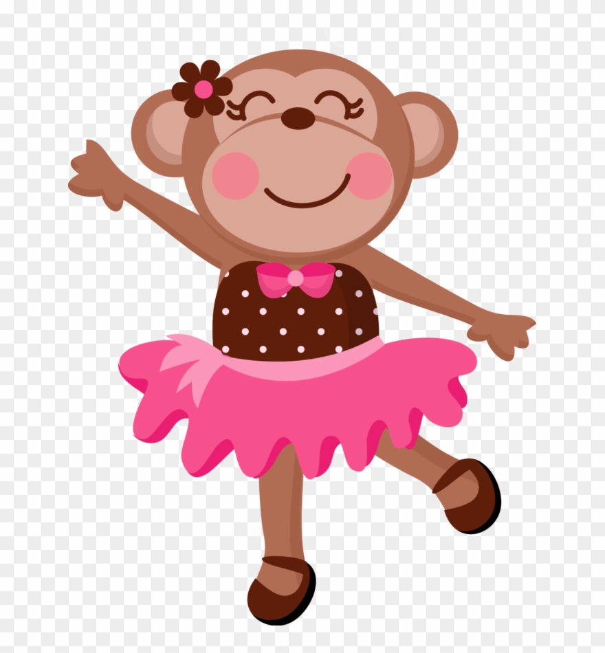 ballerina clipart monkey