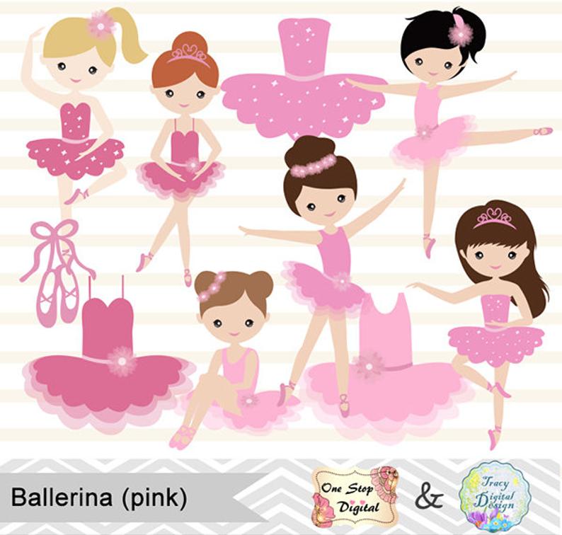 ballerina clipart pink ballerina