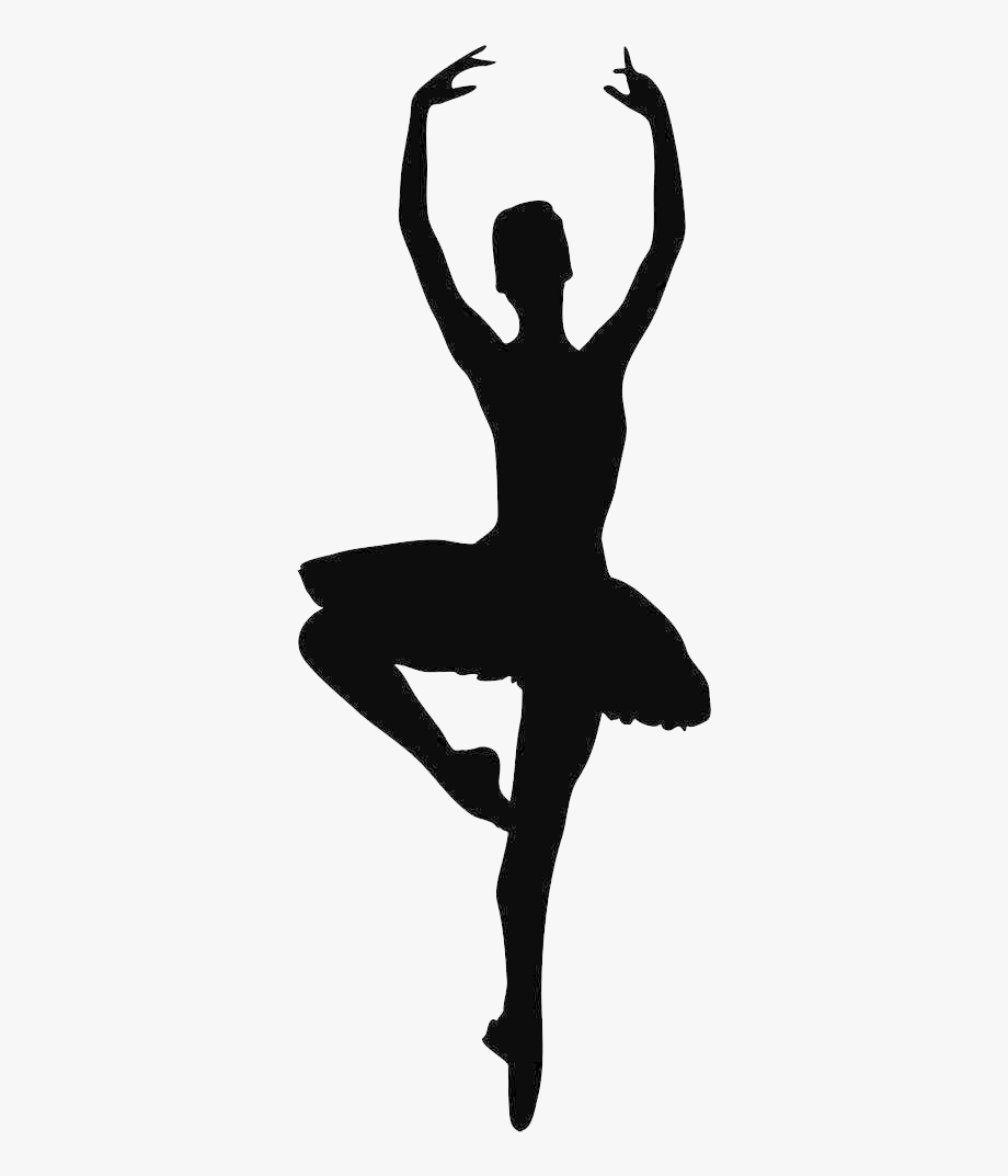 Silhouette clip art at. Ballet clipart ballet dancer