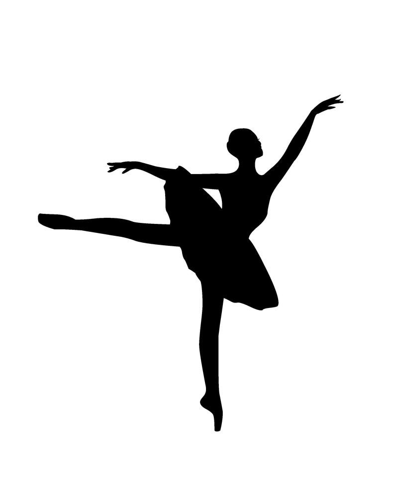 Ballet clipart. Digital printable vintage ballerina