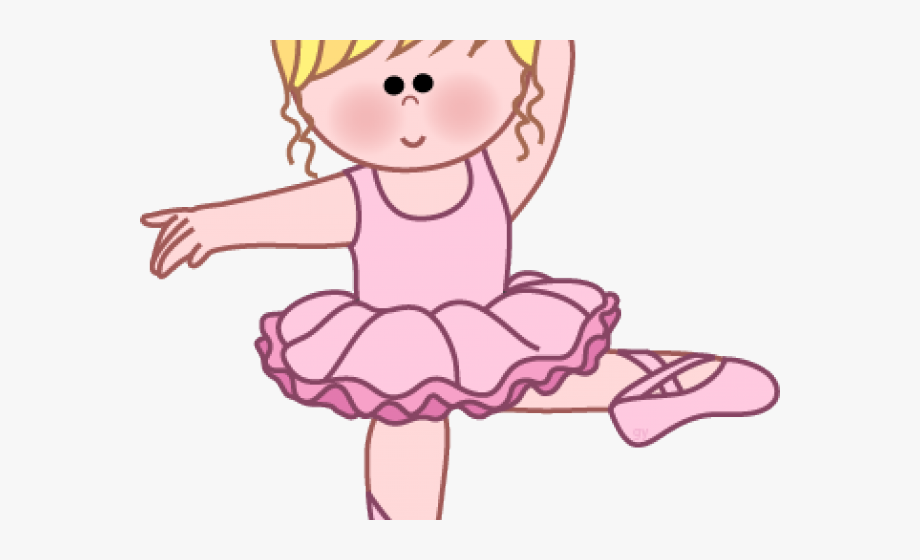 Baby girl ballerina dancing. Ballet clipart ballet dance