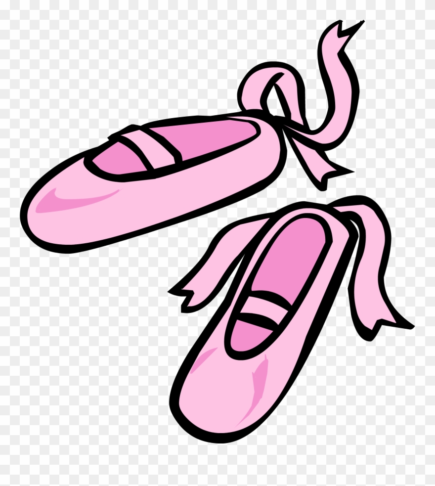 Ballet clipart ballet slipper. Cartoon shoes best 