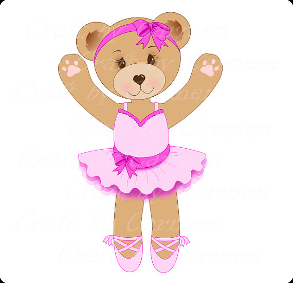 ballerina clipart bear
