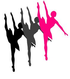 Ballet clipart color. Instant download digital dancers