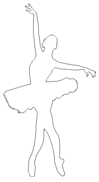  collection of dancer. Ballet clipart outline