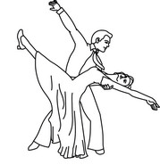 Free dance clip art. Ballet clipart outline