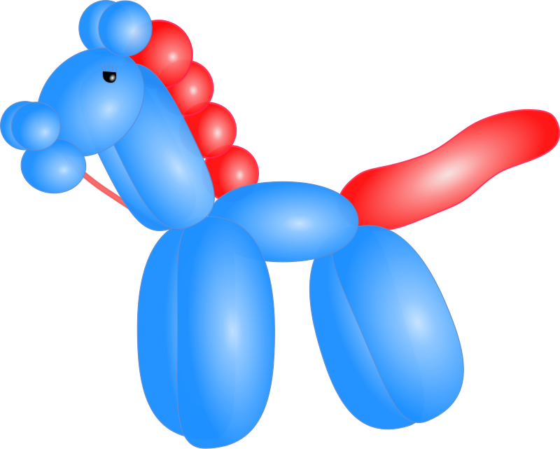 Clipart shapes balloon. Free graphics of colorful