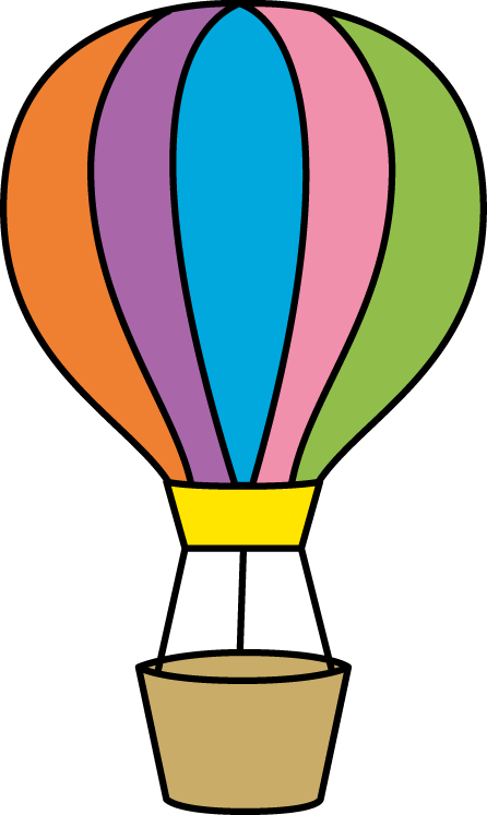 Hot air clip art. Clipart balloon winter