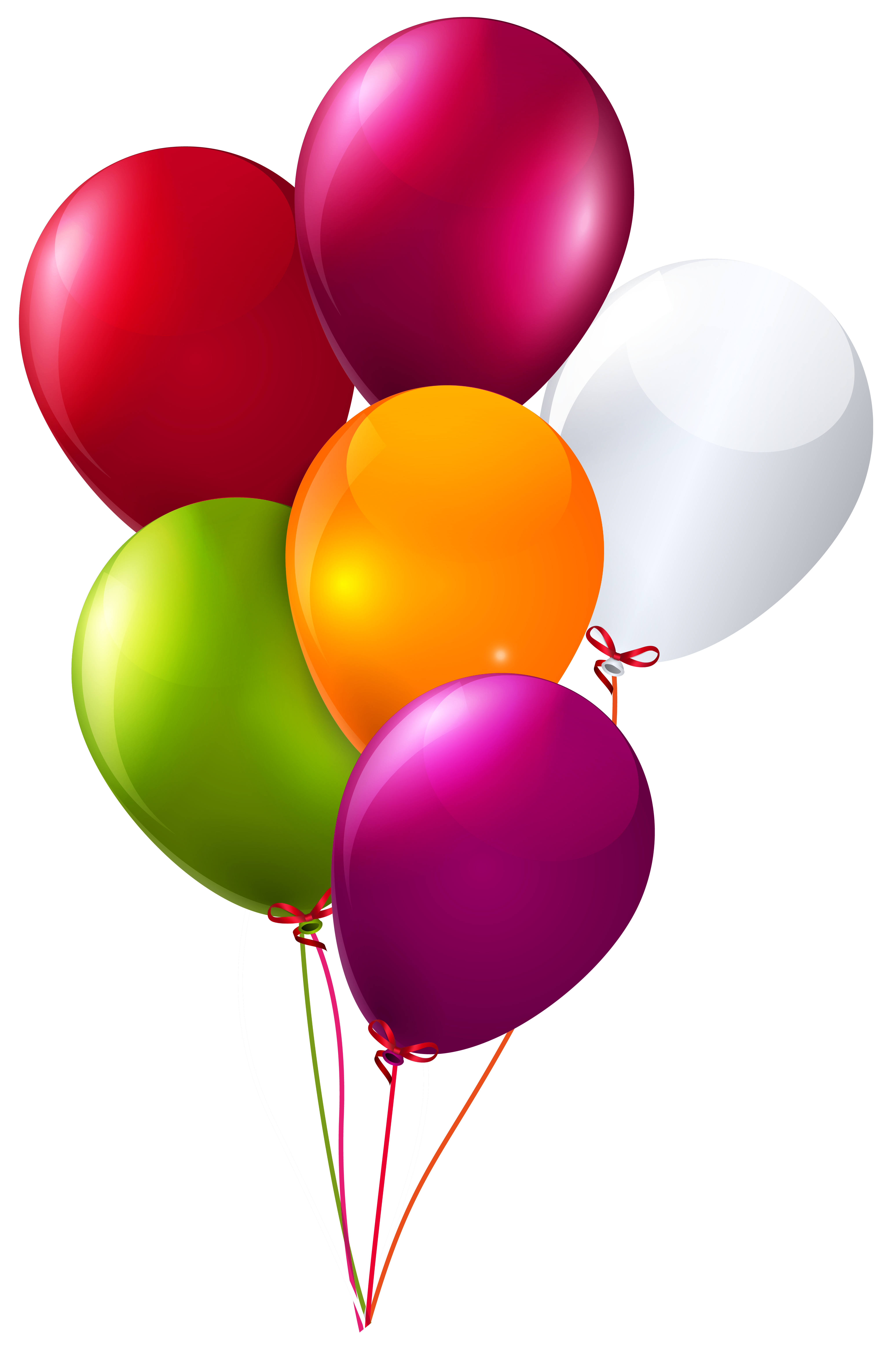 Colorful bunch of balloons. Ballon clipart balloom