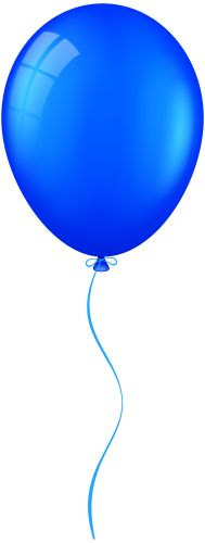 ballon clipart blue