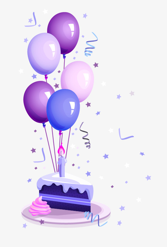 ballon clipart cake