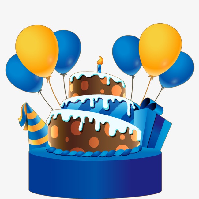 balloon clipart cake