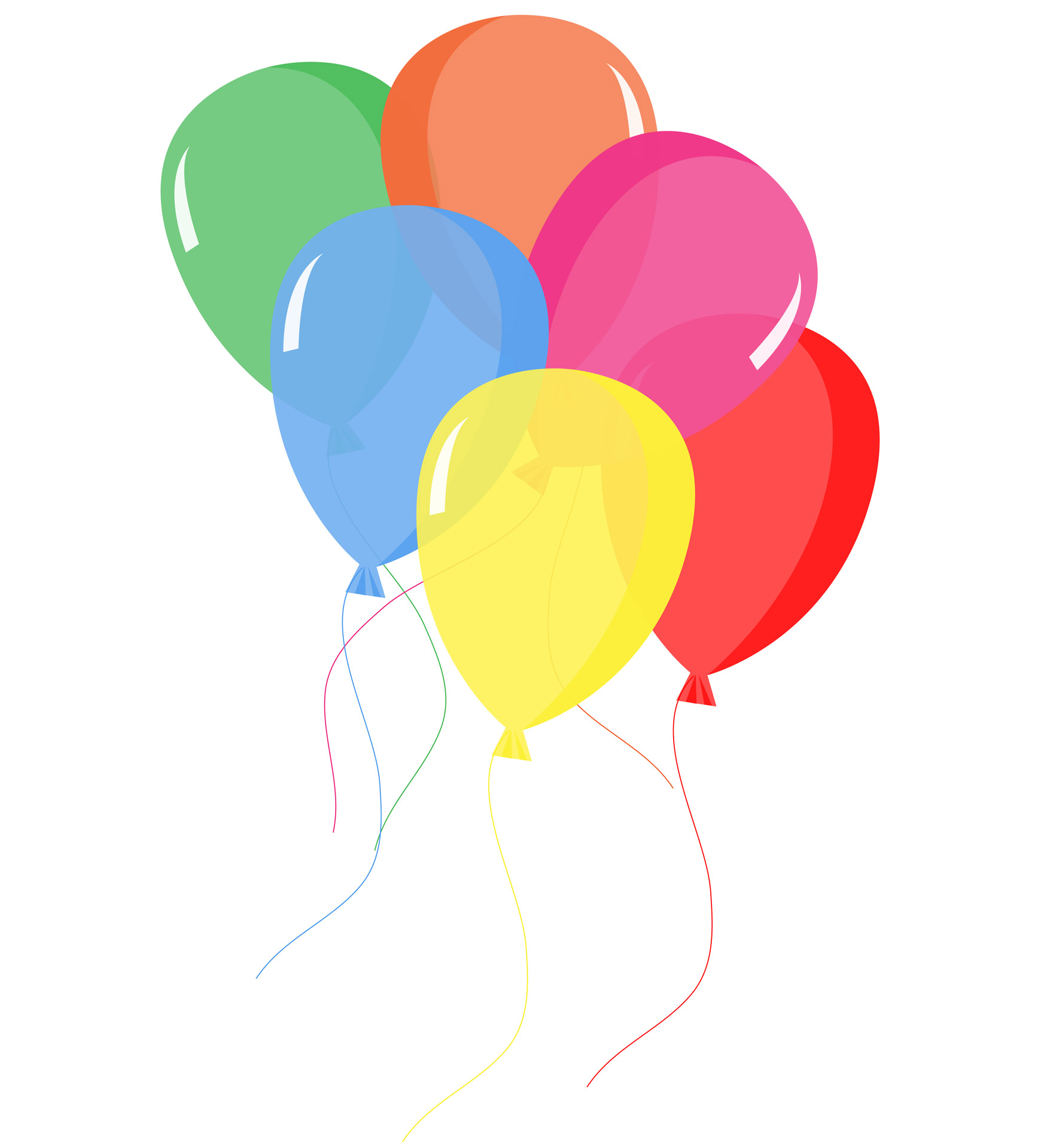 ballon clipart colorful