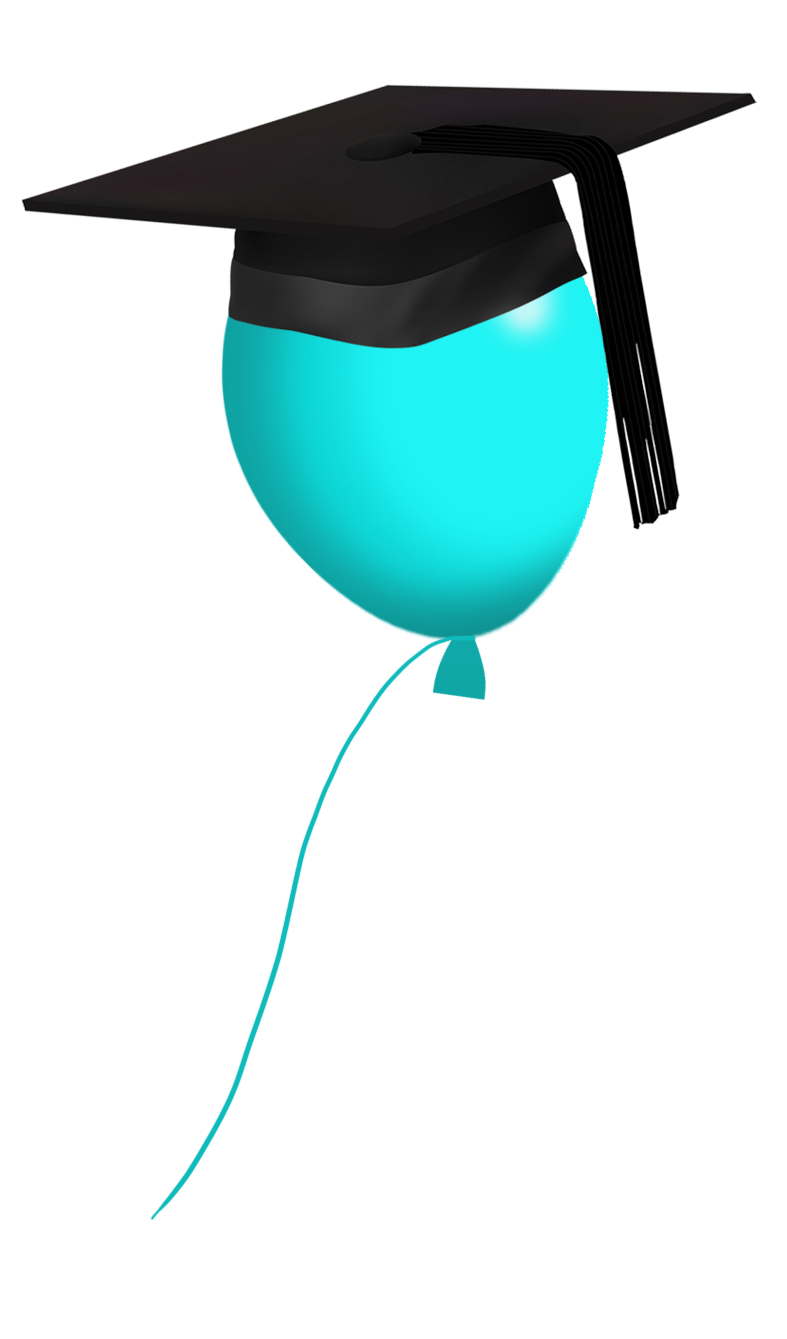 clipart balloons graduation