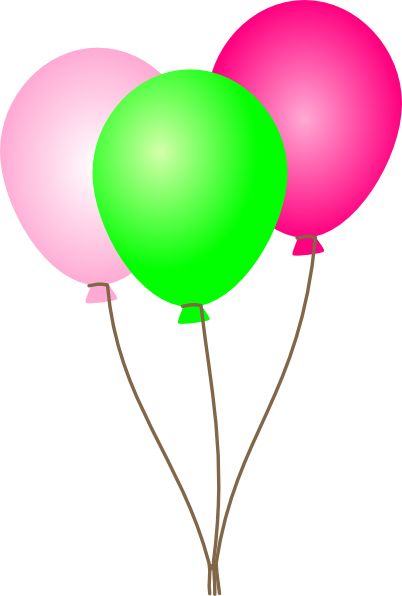 ballon clipart pink