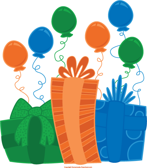 Free birthday balloons click. Balloon clipart presents