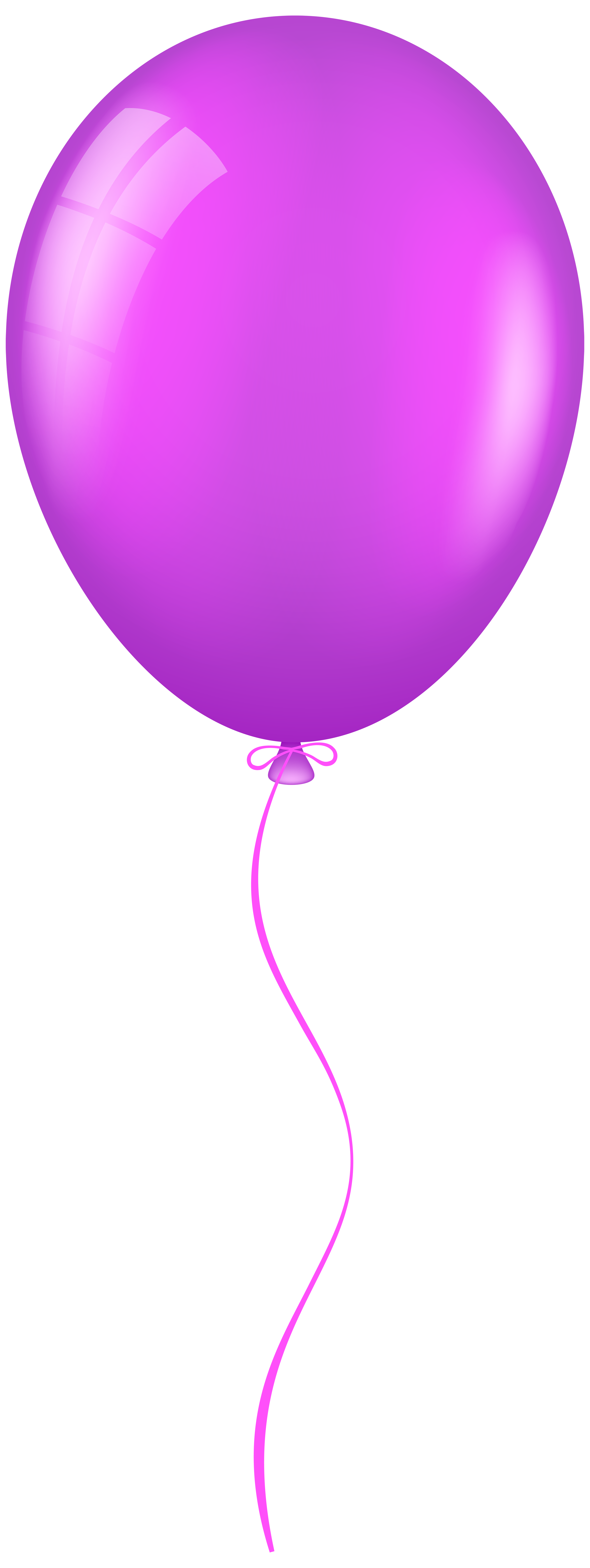 ballon clipart purple