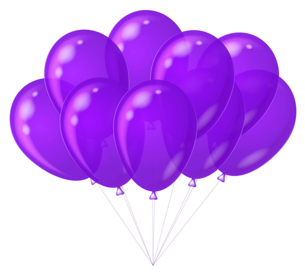 Transparent balloons balon konsept. Purple clipart balloon