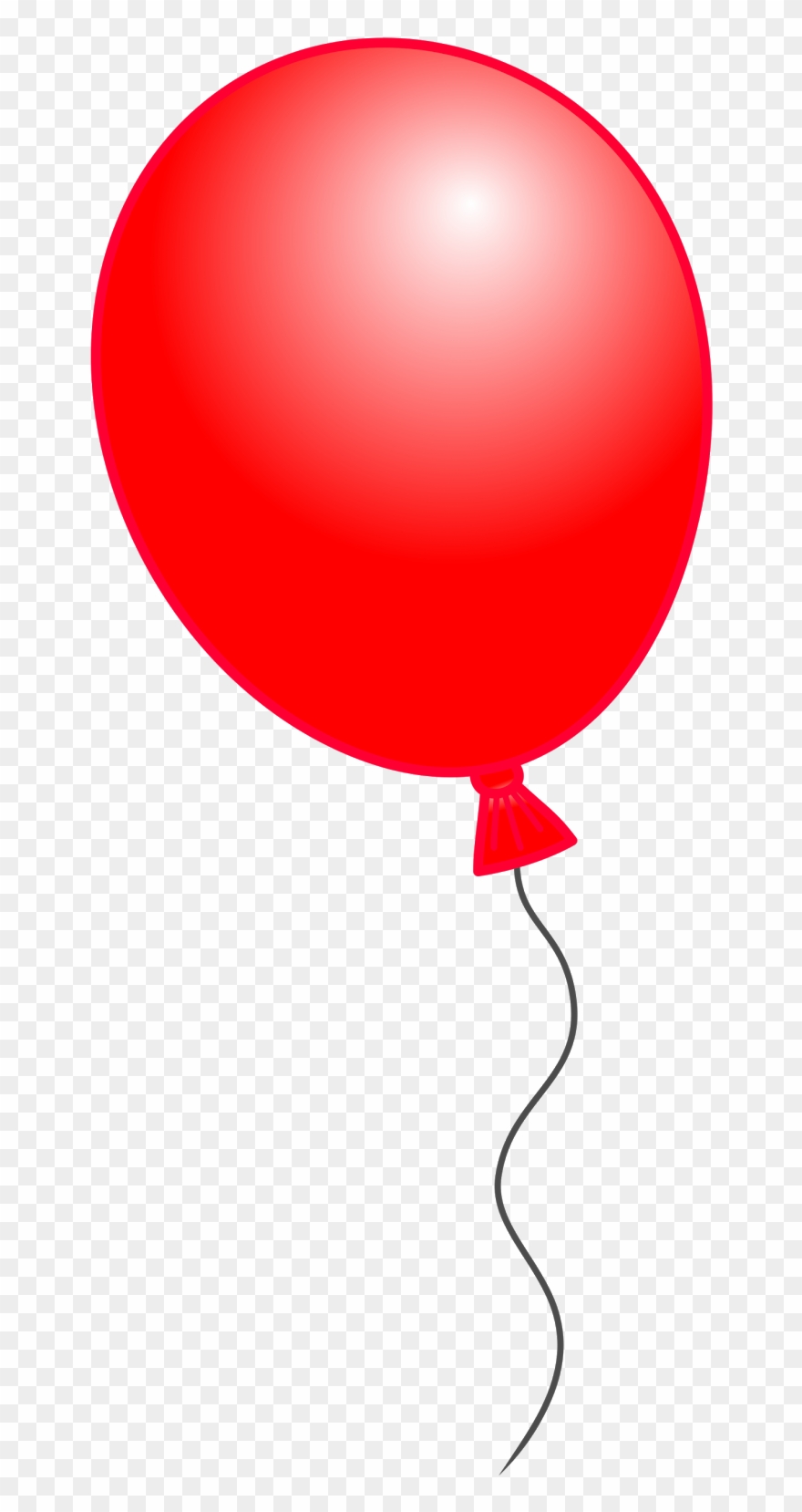 ballon clipart red