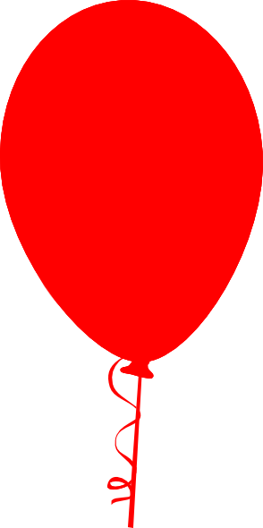 clipart balloons red