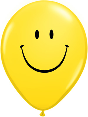 Happy . Balloon clipart smiley face