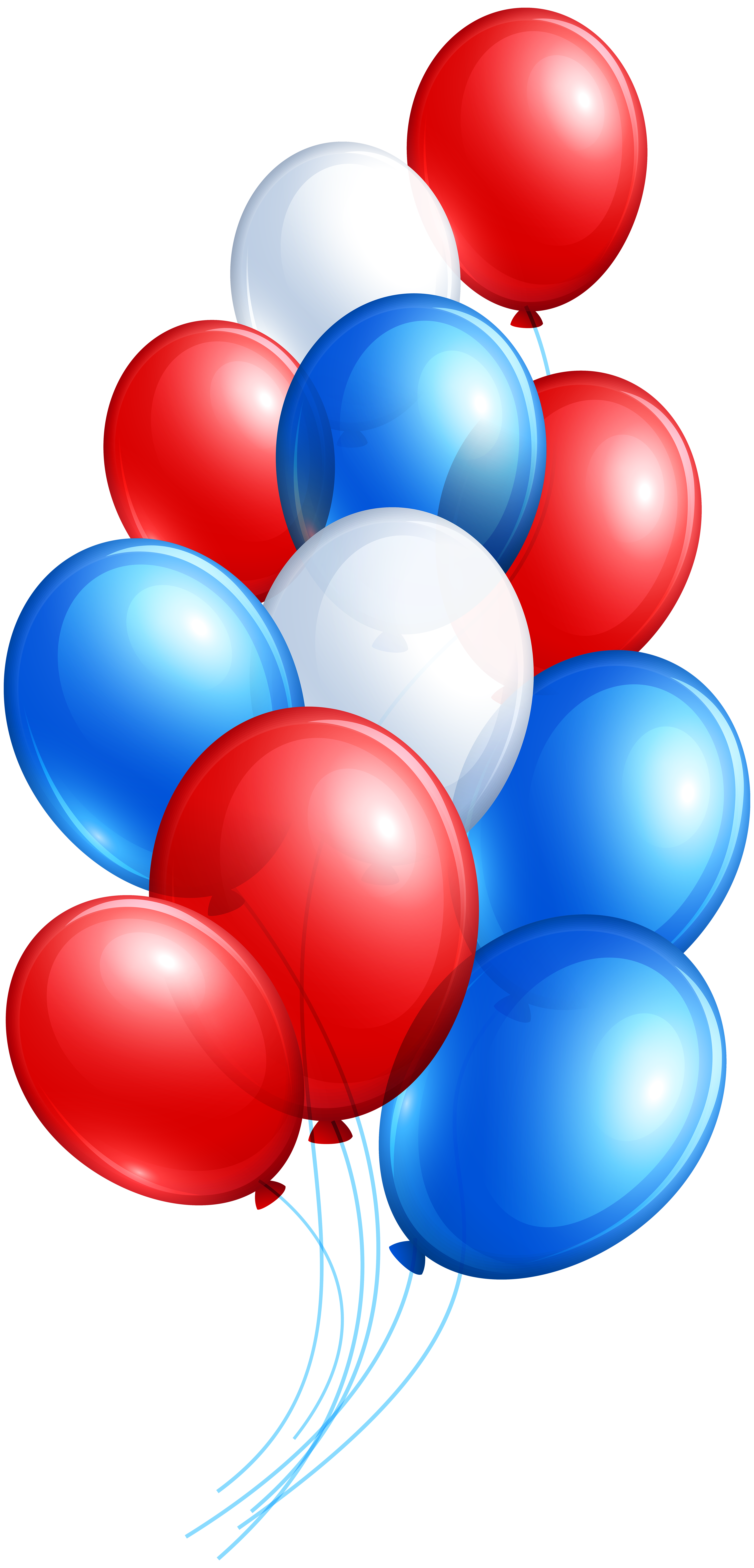 clipart balloons 4th july