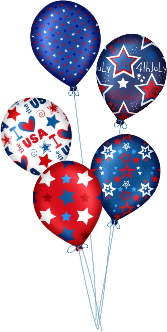 balloon clipart 4th july