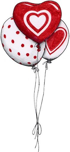 balloon clipart valentines