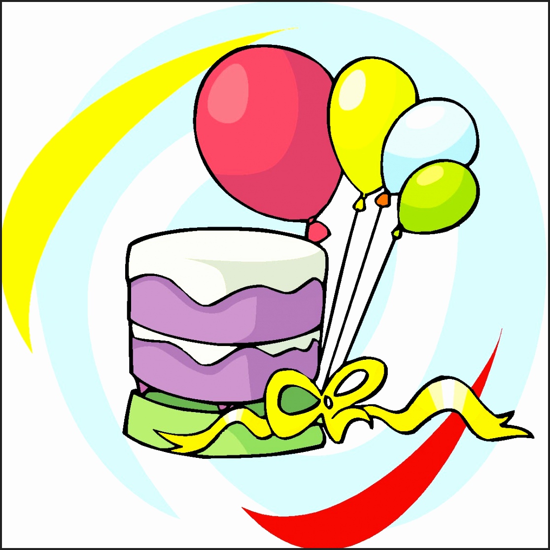 balloons clipart cake