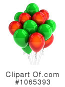 Balloons clipart christmas. Royalty free rf illustrations