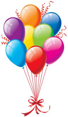Balloons clipart christmas. Birthday free happy balloon