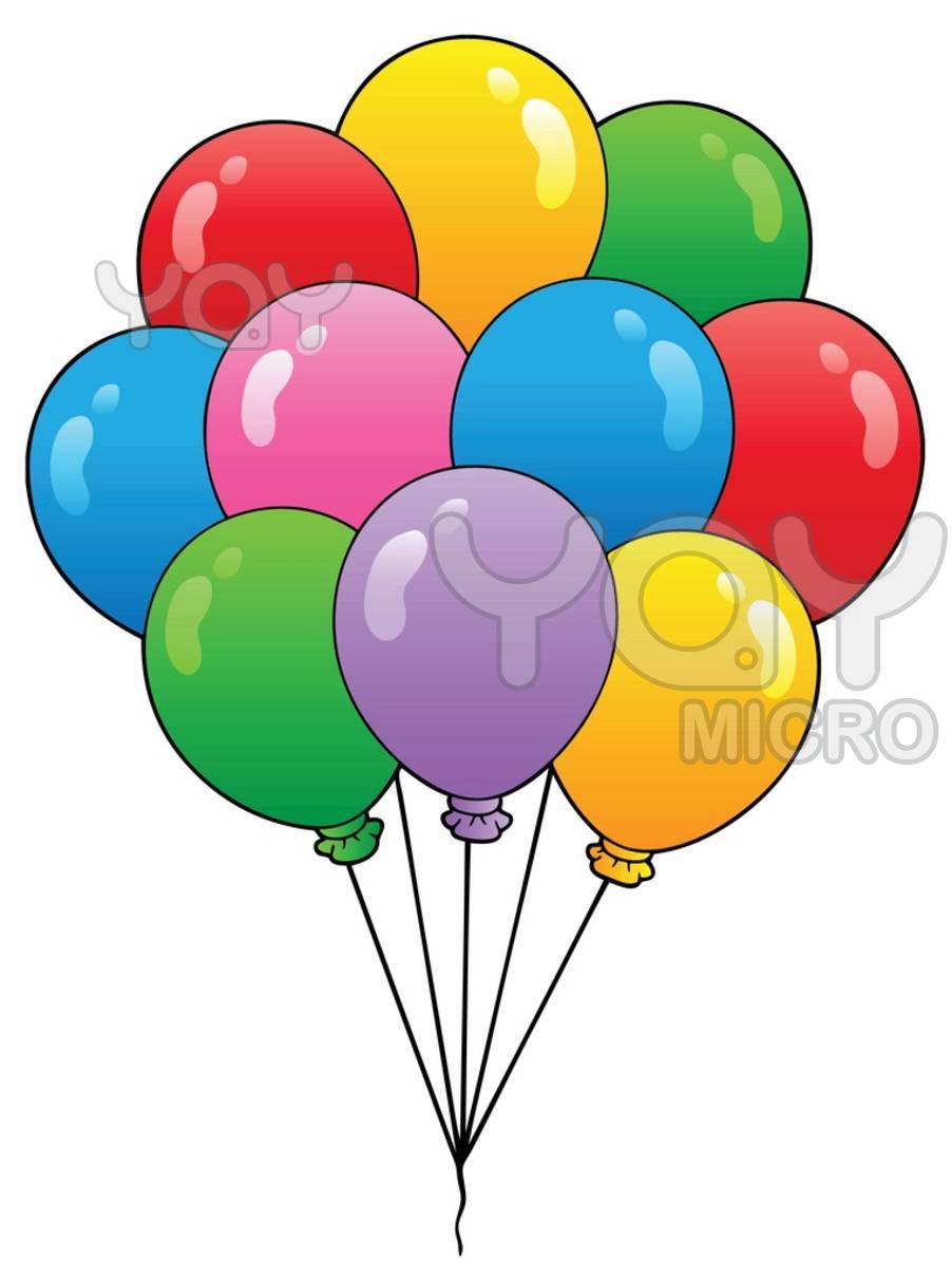 balloons clipart cupcake