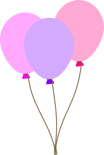 balloons clipart cute