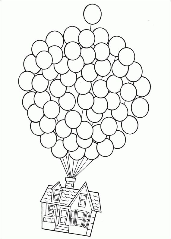 Up drawing at getdrawings. Balloons clipart house