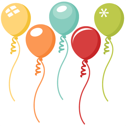 balloons clipart silhouette
