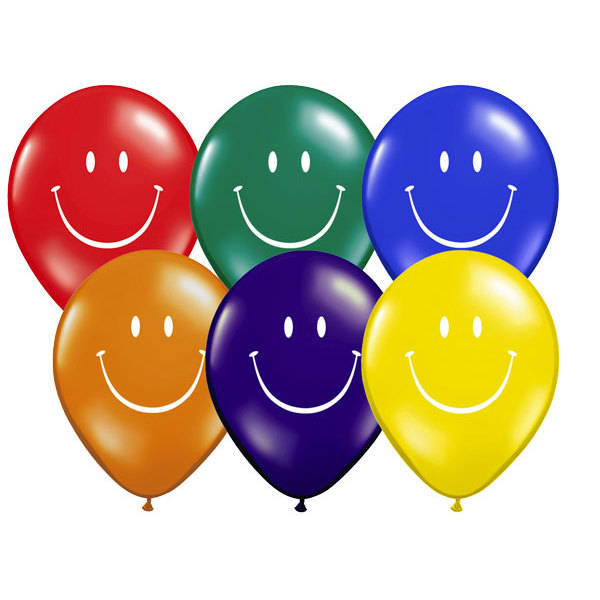 balloons clipart smiley face