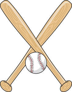 clipart bat baseball