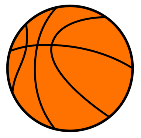 Clipart basketball. Ball black panda free