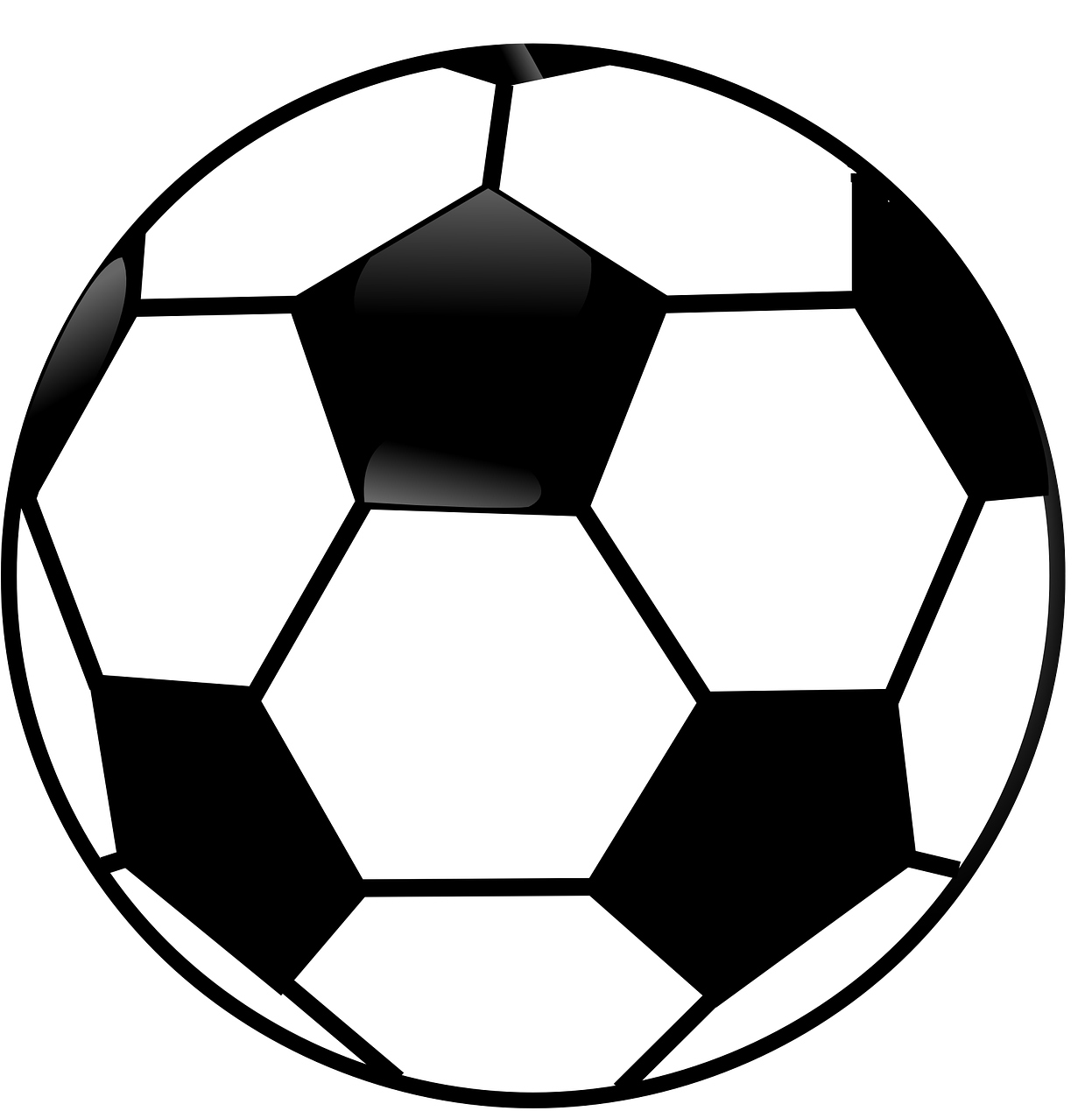Soccer ball download on. Balls clipart black and white